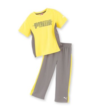 PUMA® Boys' 2T-7 Logo Performance 2-pc. Pants Set