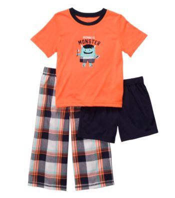 Carter's® Boys' 12M-4T Orange Plaid 3-pc. 
