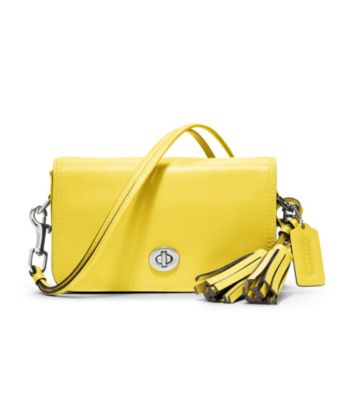 COACH LEGACY LEATHER PENNY SHOULDER PURSE