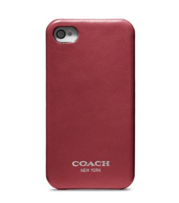 COACH LEGACY LEATHER MOLDED IPHONE ®4 CASE