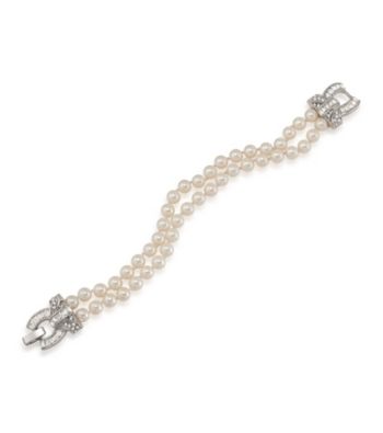 Carolee® Faux Deco And Pearl Bracelet