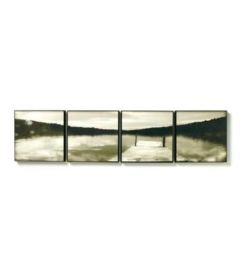 Star Creations Twilight Dock Framed Art Wall Decor