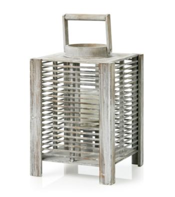 LivingQuarters Wooden Outdoor Lantern