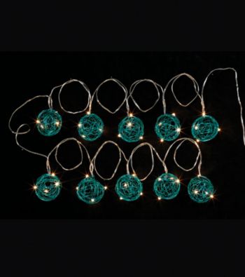 Gerson Blue Sphere LED Light Set