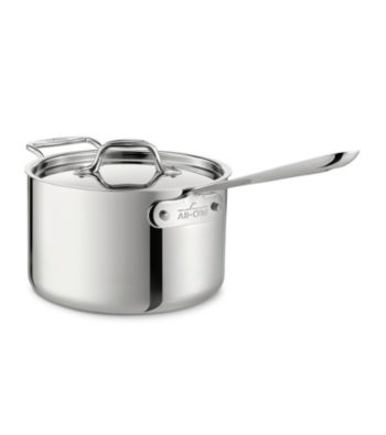 All-Clad® Stainless Steel 4-qt. Saucepan with Lid