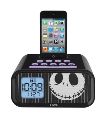Disney™ Jack Skellington iHome Dual Alarm Clock Speaker System