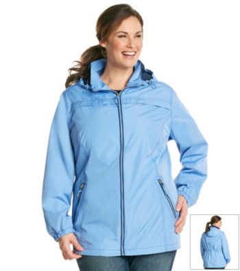 Breckenridge® Plus Size Zip-Front Active Coat