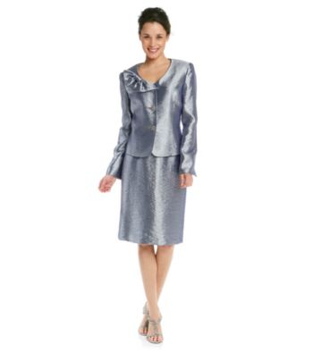 Kasper® Petites' Hammered Satin Suit Skirt