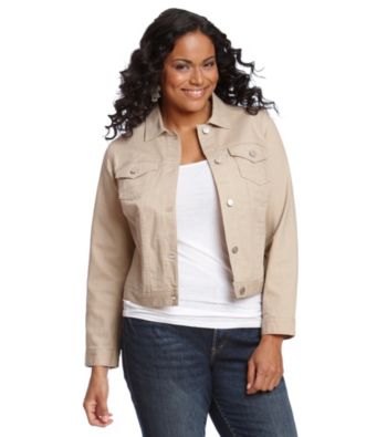 Relativity® Plus Size Jean Jacket