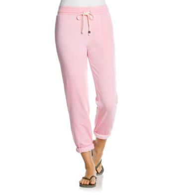 Mambo® Juniors' Screen Burnout Roll Crop Pant