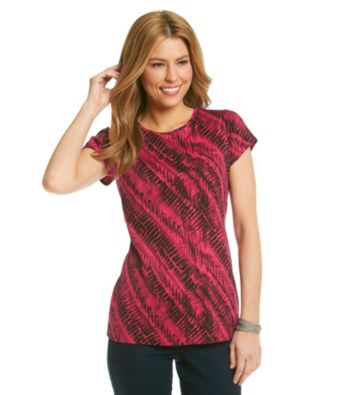 Relativity® Printed Crewneck Tee