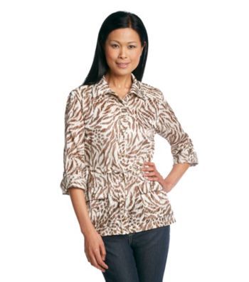 Alfred Dunner® Chelsea Snap-Front Tie Waist Jacket