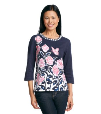 Alfred Dunner® South Hampton Floral Garden Top