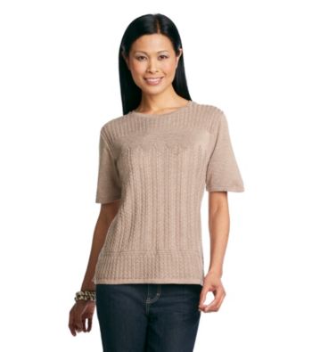 Alfred Dunner® Chelsea Knit Detail Sweater