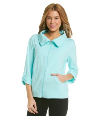 Exertek® Solid French Terry Zip Jacket