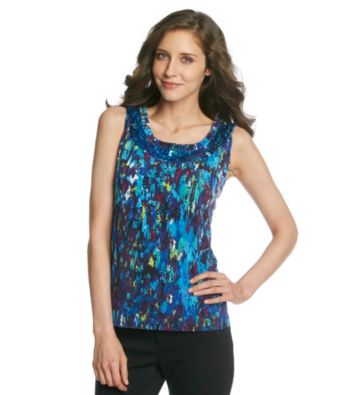 Laura Ashley® Petites' Artist Canvas Print Tank