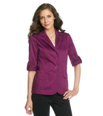 Laura Ashley® Petites' Pleat Pocket Blazer