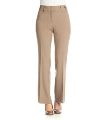 Briggs New York® Petites' The Slimming Solution™ Tab Waist Pant