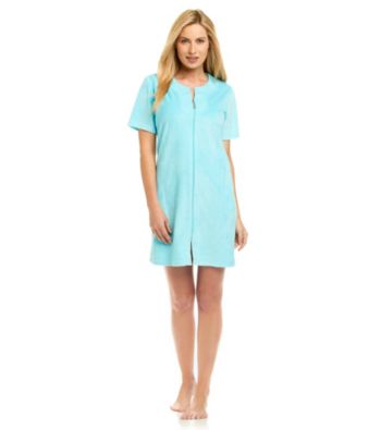 Jasmine Rose® Short Zip Robe