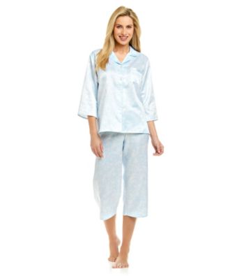 Miss Elaine® Peached Satin Pajama Set