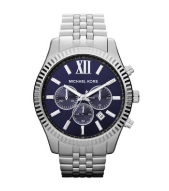 Michael Kors® Silver Lexington Watch