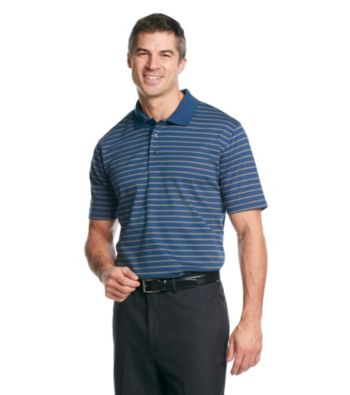 Kenneth Roberts Platinum® Men's Liquid Cotton Stripe Bar Polo