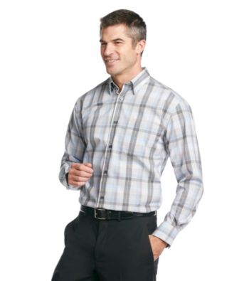 Kenneth Roberts Platinum® Men's High Silver Modern Plaid Fashion Woven