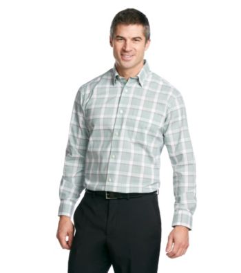 Kenneth Roberts Platinum® Men's Floral Green Summer Plaid Fashion Woven