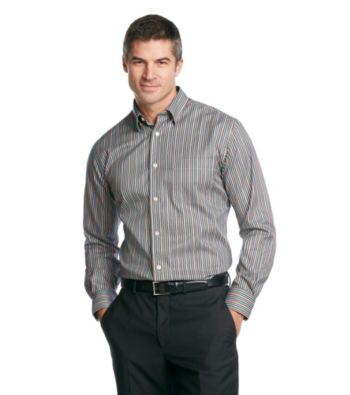 Kenneth Roberts Platinum® Men's Aztec Coral Satin Stripe Fashion Woven