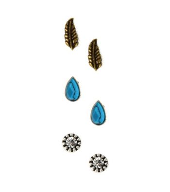 Nine West Vintage America Collection® Pierced Earring Trio Set