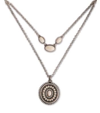 Lucky Brand® White Stone Necklace