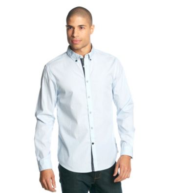 Guess Men's Chalk Blue Long Sleeve 
