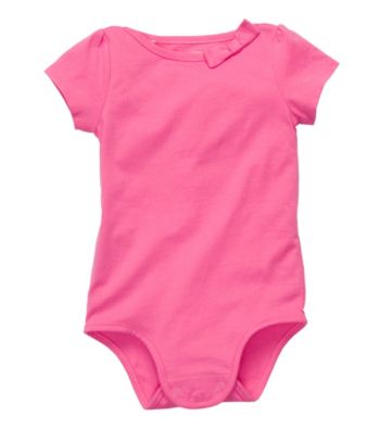 OshKosh B'Gosh® Baby Girls' Pink Bow Collar Bodysuit