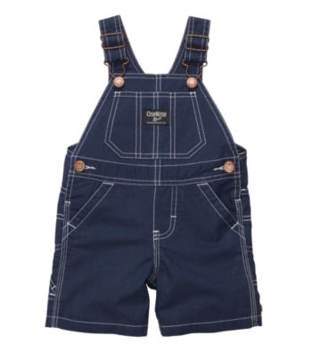 OshKosh B'Gosh® Baby Boys' Navy Poplin Shortall
