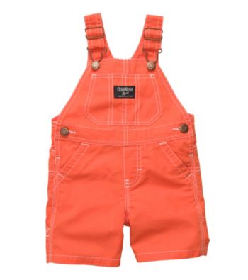 OshKosh B'Gosh® Baby Boys' Orange Solid Shortall