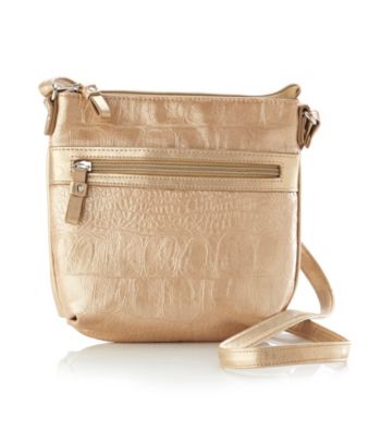 GAL Large Croc Crossbody