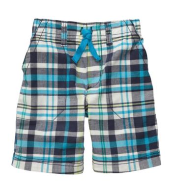Carter's® Boys' 2T-7 Blue Plaid Pull On Shorts
