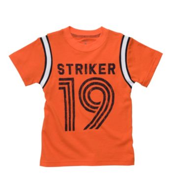 Carter's® Boys' 2T-7 Orange Short Sleeve 