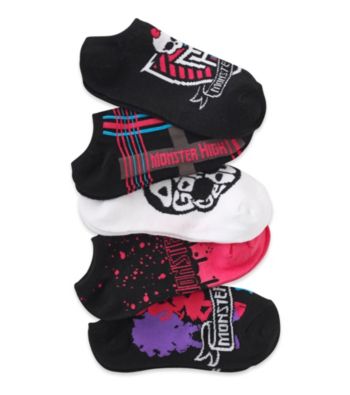 Monster High® Girls' Pink 5-pk. Drop Dead Gorgeous Socks