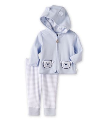 Cuddle Bear® Baby Boys' Blue 2-pc. Hooded Jacket Set