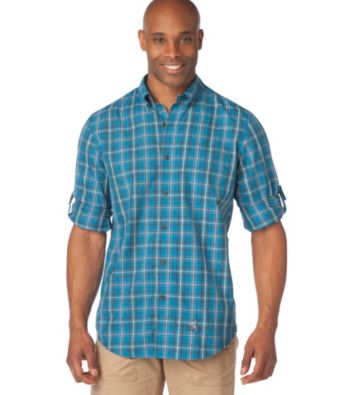 Chaps® Men's Big & Tall Enamel Glacier Point Plaid Performance Buttondown Shirt