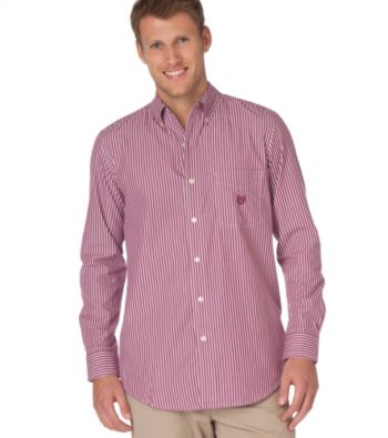 Chaps® Men's Big & Tall Wild Rose Banker Stripe Woven