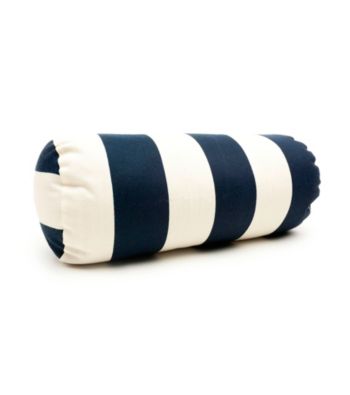 Majestic Home Goods Vertical Strip Round Bolster Pillow