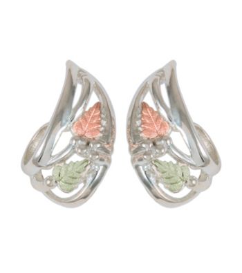 Black Hills Gold Sterling Silver Earrings