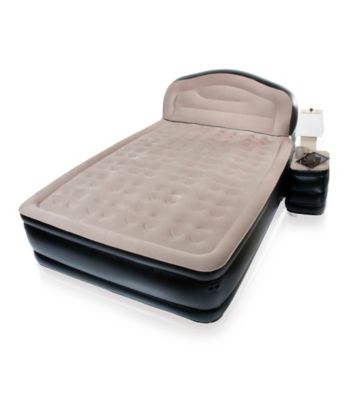 The Sharper Image® Premium Queen Air Bed with Attached Headboard
