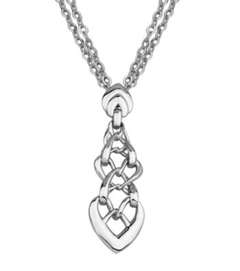 Rhodium Sterling Silver Necklace