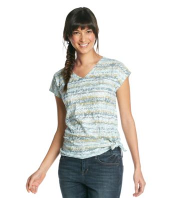 Ruff Hewn Side-Tie Lace Dolman Tee