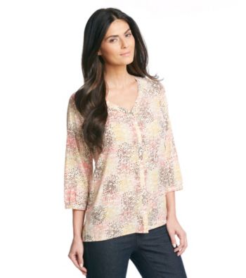 Relativity® Career Multi-Dot Blouse