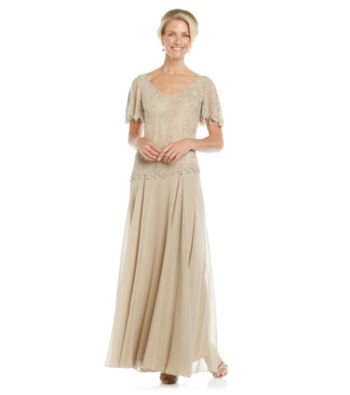 J Kara® Beaded Top Gown
