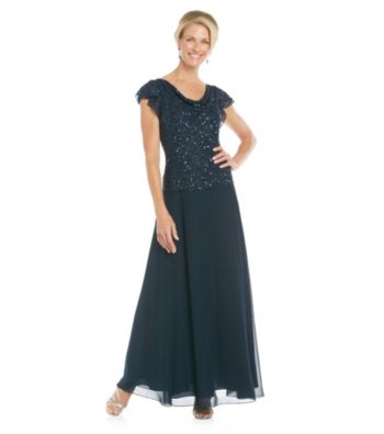 J Kara® Starry Beaded Top Gown